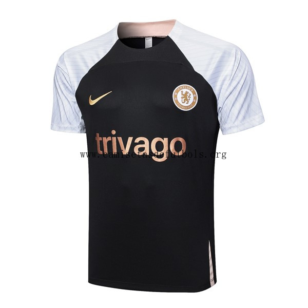 Camiseta Entrenamiento Chelsea 2024 Negro Prodigioso rebajón, benefíciate calidad asegurada