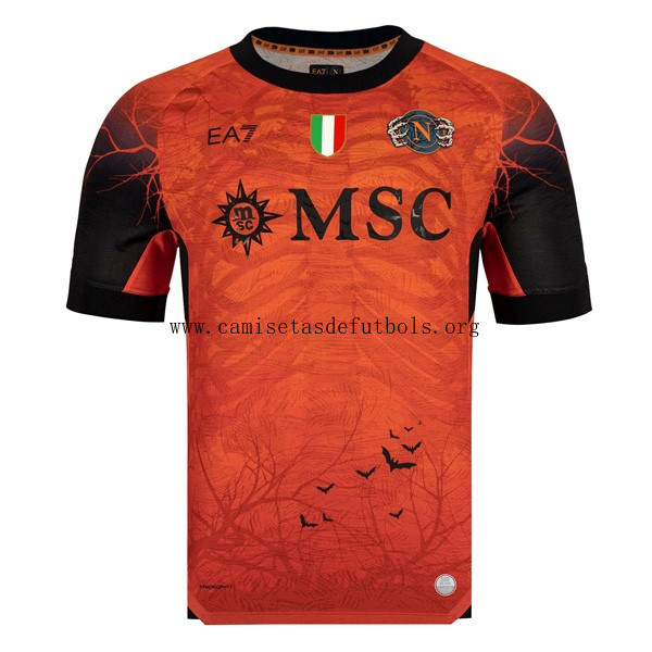Camiseta Napoli Halloween 2025-26 Naranja ¡¡Qué estupendo oferta de la temporada!