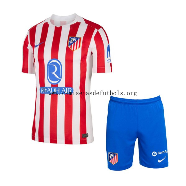 Camiseta Atletico Madrid Replica Primera Ropa Niño 2025/26 Ofertón, paga menos