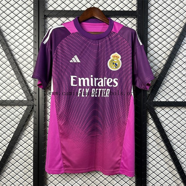 Camiseta Real Madrid Portero 2025/26 Rosa Benefíciate de colección