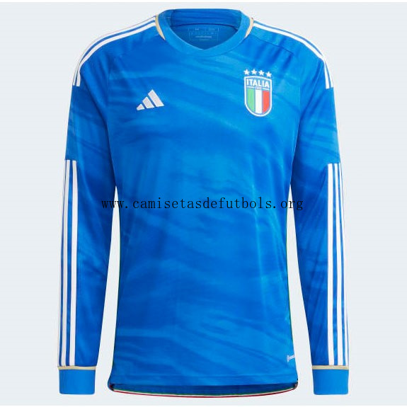 Camiseta Italia Replica Primera Ropa ML 2023/24 Chollo, activa