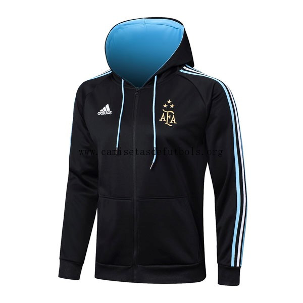 Top Chandal Con Capucha Argentina 2022/23 Negro Bicoca maravilloso