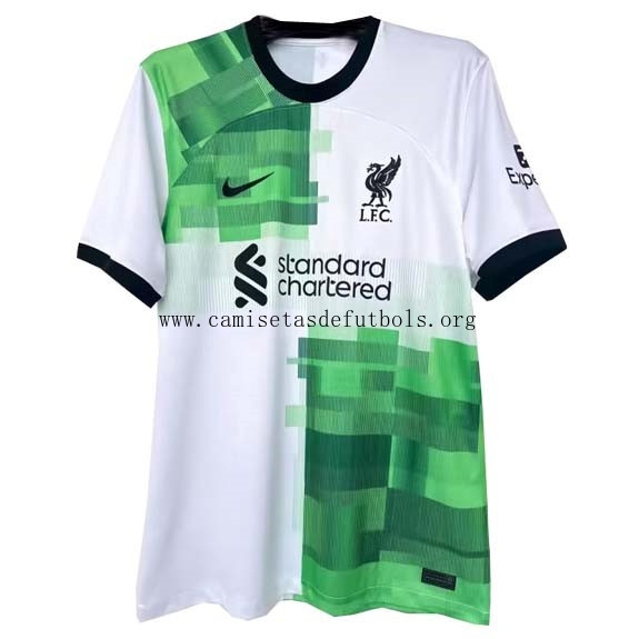 Camiseta Liverpool Replica Segunda Ropa 2023/24 Oportunidad espectacular en todo el mercado