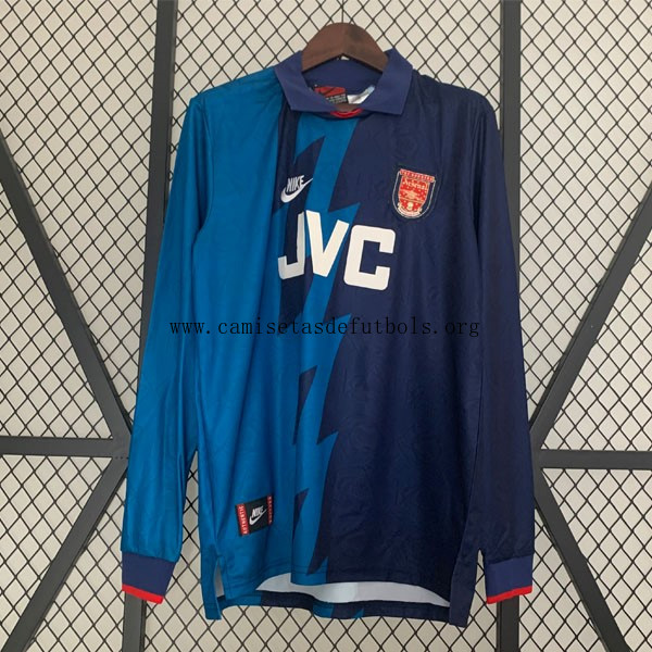 Camiseta Arsenal Replica Segunda Ropa ML Retro 1995 1996 Bicoca sensacional de fábrica