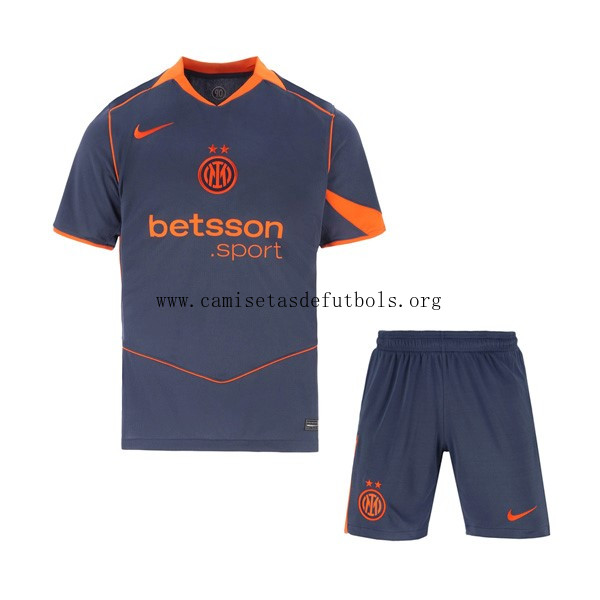 Camiseta Inter Milan Replica Tercera Ropa Niño 2025/26 Milagroso rebaja, no lo pienses más barato que nunca