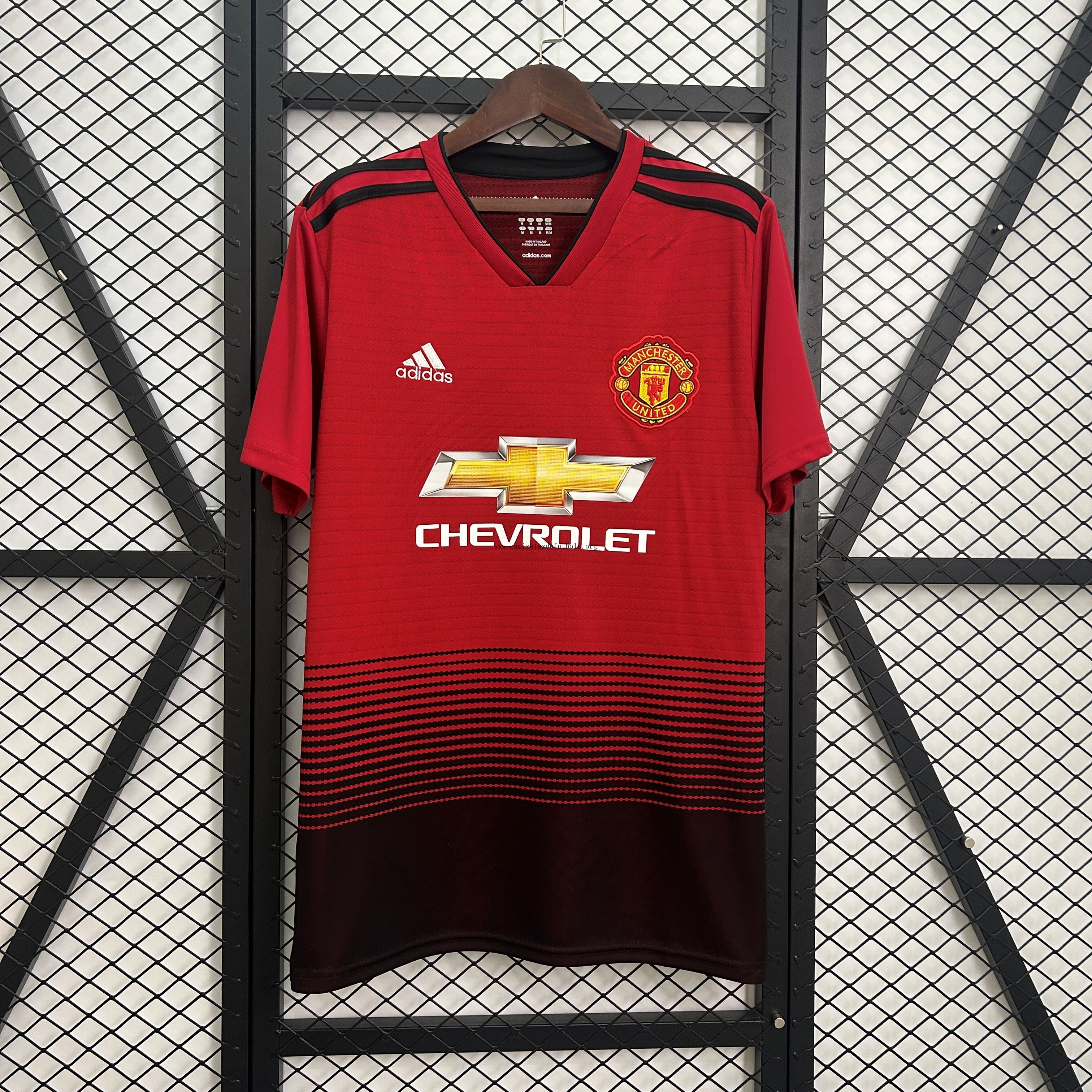 Camiseta M-U Replica Primera Ropa Retro 2018-2019 Aprovéchala ya de campeonato