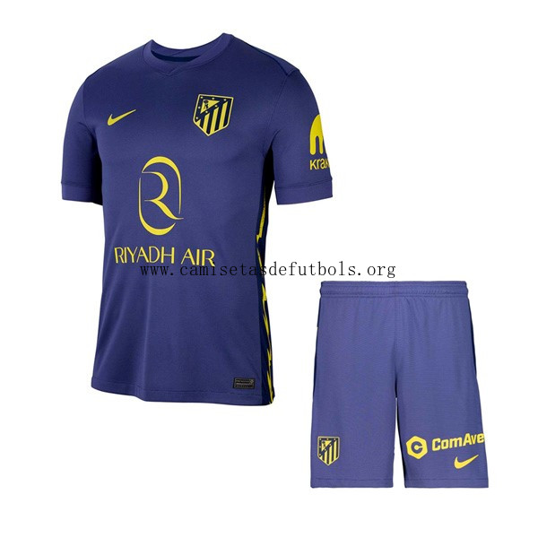 Camiseta Atletico Madrid Replica Segunda Ropa Niño 2025/26 Preciaso bestia