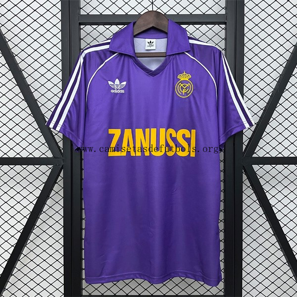 Camiseta Real Madrid Replica Segunda Ropa Retro 1984-1985 ¡¡Vaya chollo, dispara!