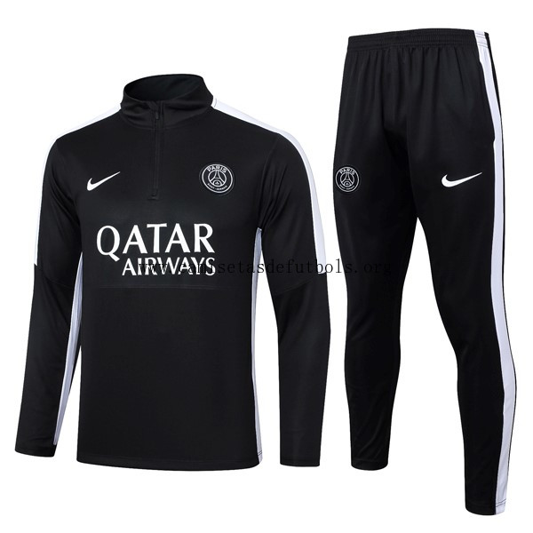Sudadera De Training PSG 2024/25 Negro Preciaco insuperable de outlet
