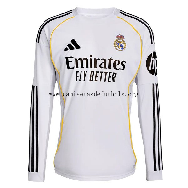Camiseta Real Madrid Replica Primera Ropa ML 2025/26 Consigue sin competencia