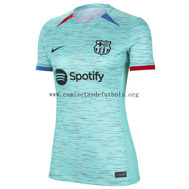 Camiseta Barcelona Replica Tercera Ropa Mujer 2023/24 Justo oportunidad, hazte con él en toda la red