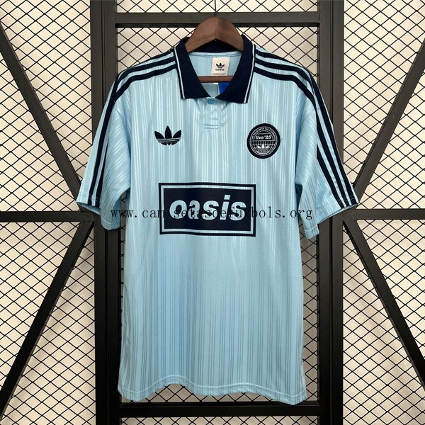 Camiseta Adidas x Oasis Tour 2025/26 Azul Rebaja irrisorio