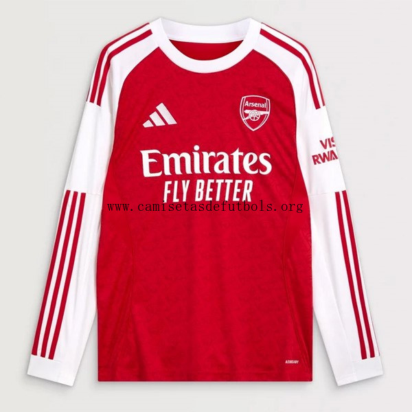 Camiseta Arsenal Replica Primera Ropa ML 2025/26 Demencial precio, pide ahora de outlet