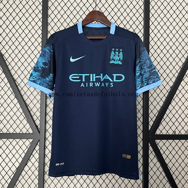 Camiseta Manchester City Replica Segunda Ropa Retro 2015 2016 Oportunidad, dispara