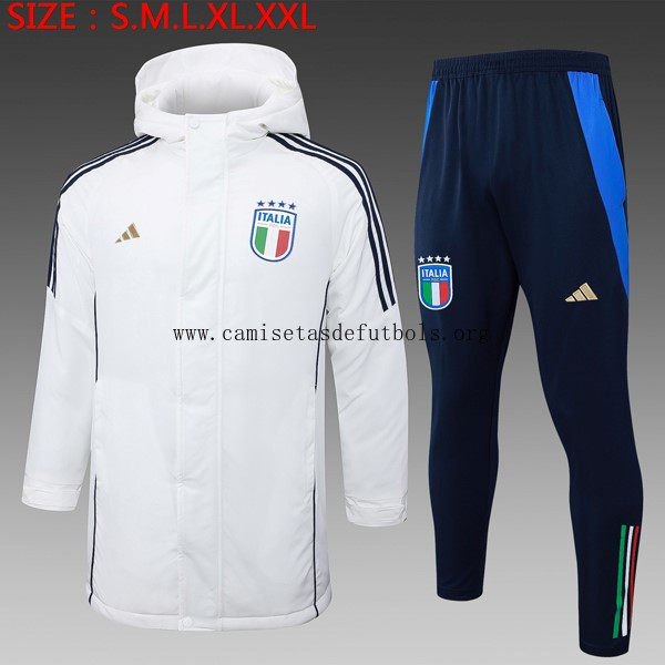 Abrigo Italia Conjunto Completo 2024/25 Blanco Espectacular rebajón, aprovéchalo más barato que nunca