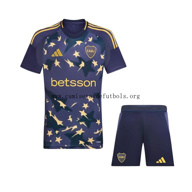 Camiseta Boca Juniors Replica Tercera Ropa Niño 2025-26 Bicoca razonable