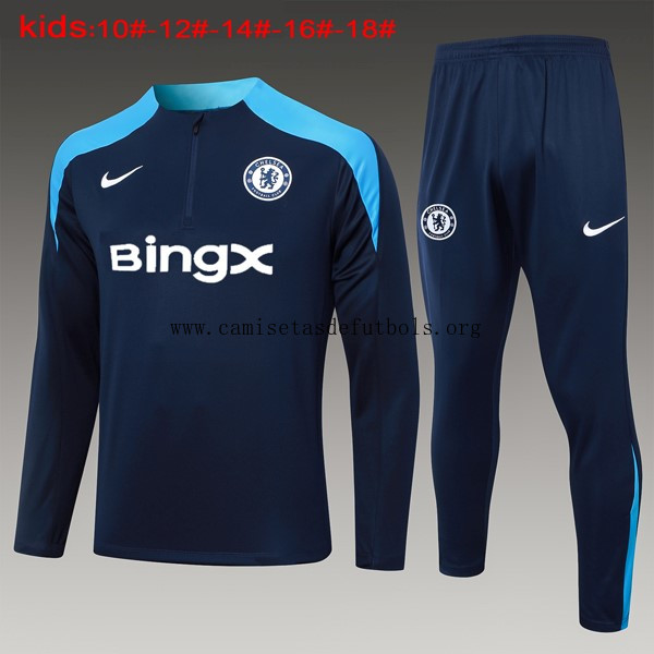 Niños Sudadera De Training Chelsea 2024/25 Azul 3 No lo pienses de infarto