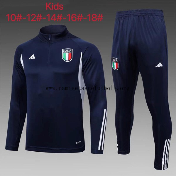 Ninos Chandal Italia 2023/24 Azul Ofertón formidable con devolución gratis