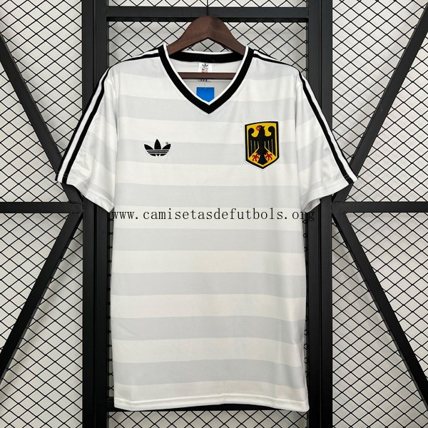 Camiseta Alemania Retro 1984 Blanco Saldazo fabuloso de infarto
