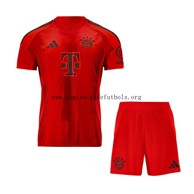 Camiseta Bayern Munich Replica Primera Ropa Niño 2024/25 Rebaja amigo de la temporada