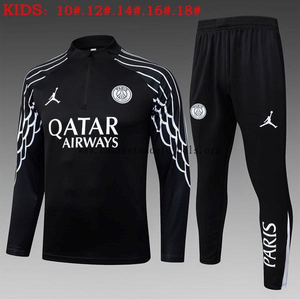 Ninos Sudadera De Training PSG 2025/26 Negro 7 Paga menos este ahorro increíble