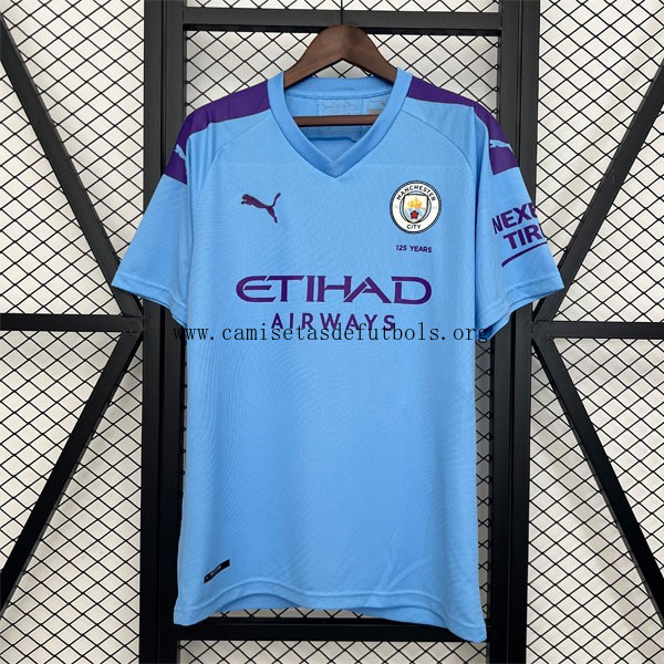 Camiseta Manchester City Replica Primera Ropa Retro 2019-2020 ¡¡Ni te imaginas descuento, dispara!