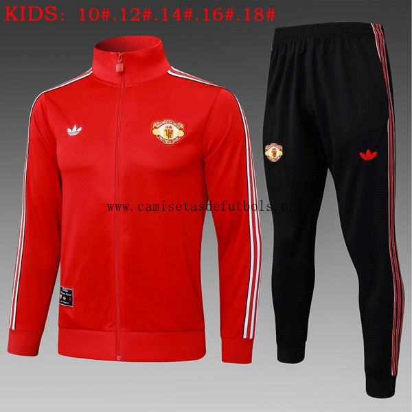 Ninos Chandal Manchester United 2025/26 Rojo 5 Pide ahora en todo el mercado