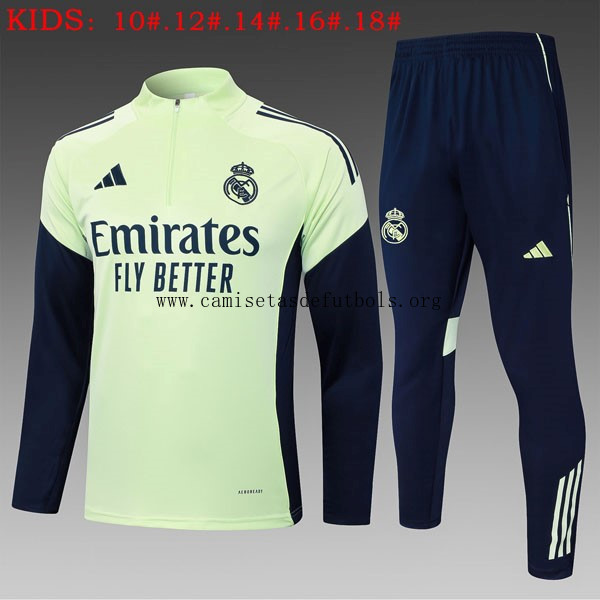 Ninos Sudadera De Training Real Madrid 2025/26 Verde 6 Chollo portentoso con devolución gratis