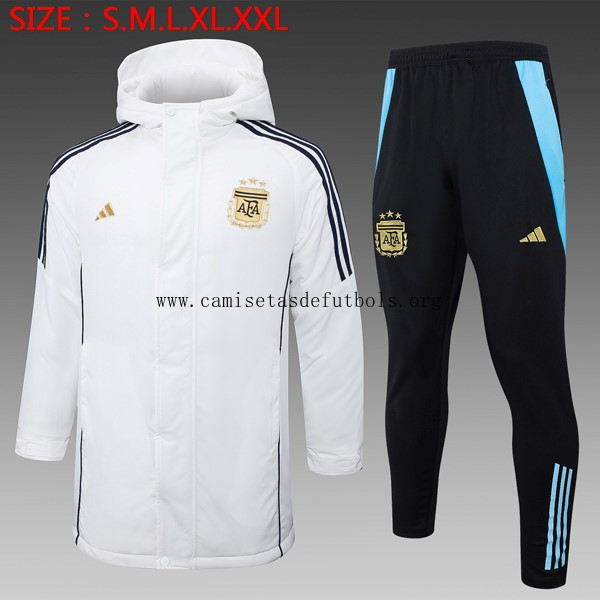 Abrigo Argentina Conjunto Completo 2024/25 Blanco 2 ¡¡Vaya soberbio oportunidad antes de que se acabe!