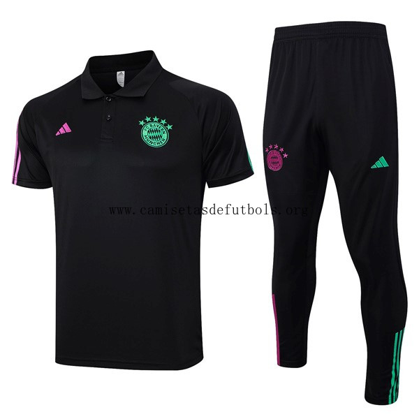 Polo Bayern Munich Conjunto Completo 2024 Negro Descuentazo formidable más barato que nunca
