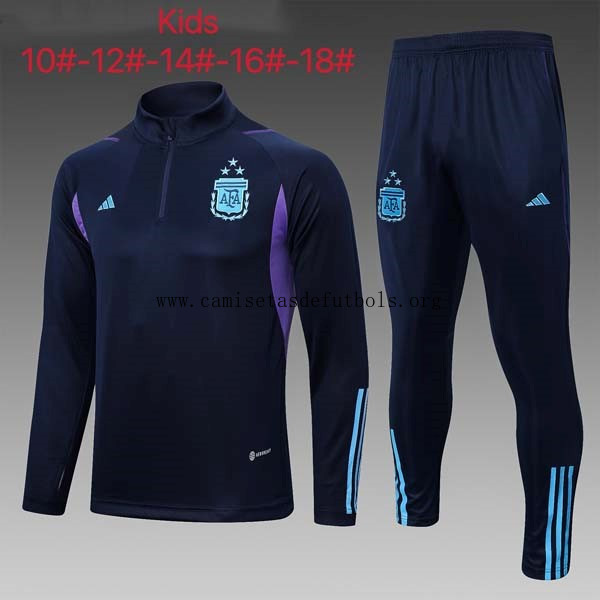 Ninos Sudadera De Training Argentina 2023/24 Azul Preciaco regalado con devolución gratis