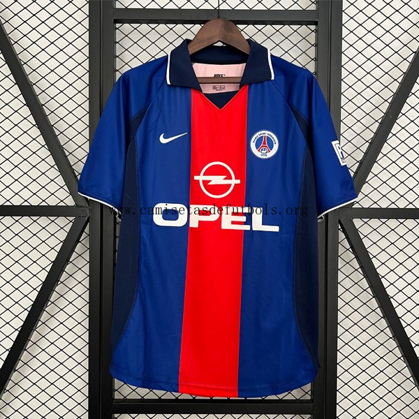 Camiseta PSG Replica Primera Ropa Retro 2000-2001 Activa de infarto