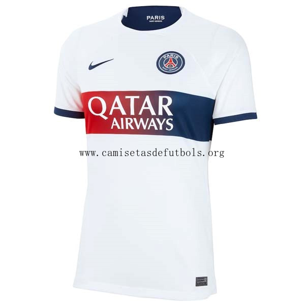 Camiseta Paris Saint Germain Replica Segunda Ropa Mujer 2023/24 Bicoca barato de infarto