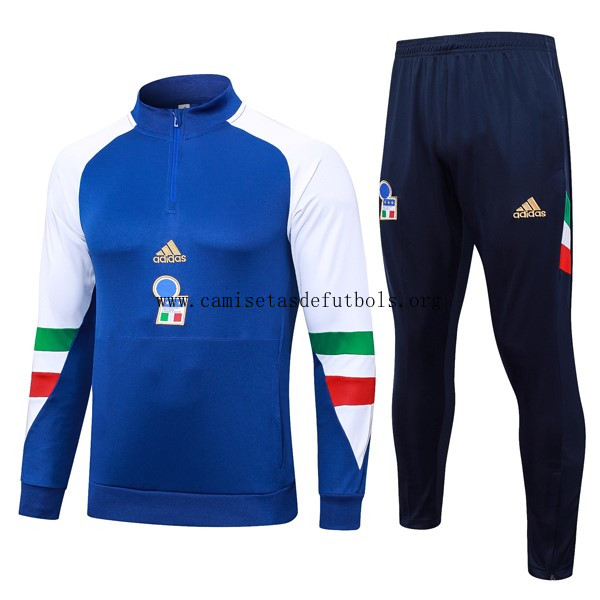Sudadera De Training Italia 2024 Azul Blanco Oportunidad, hazte con él