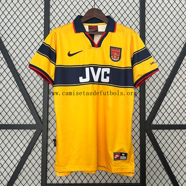 Camiseta Arsenal Replica Segunda Ropa Retro 1997 1999 Paga menos este saldo transparente