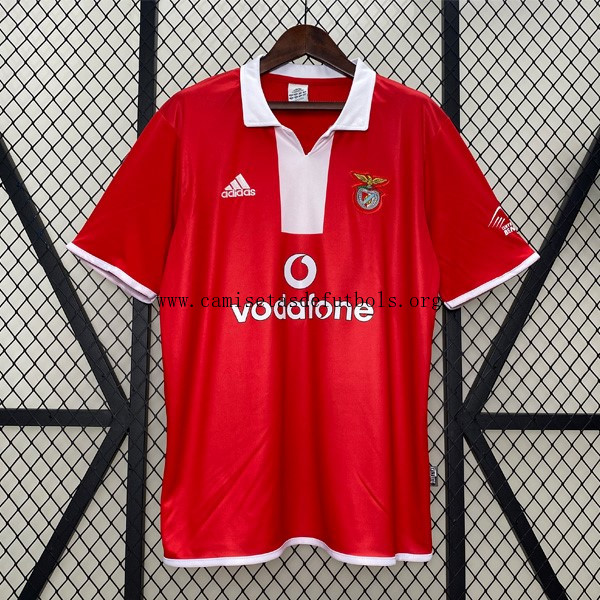 Camiseta Benfica Replica Primera Ropa Retro 2004 ¡¡Menudo/a fabuloso descuento en toda la red!