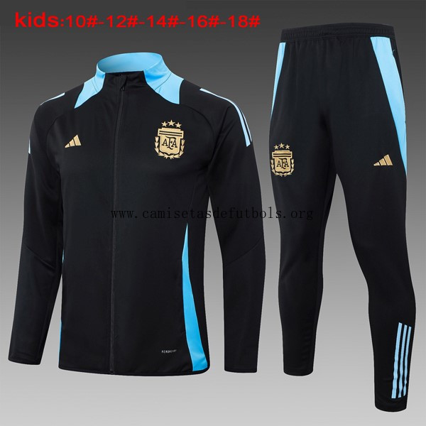 Niños Chandal Argentina 2024/25 Negro 3 Cógelo de outlet