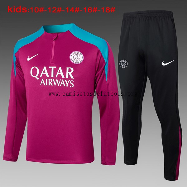 Niños Sudadera De Training PSG 2024/25 Purpura Rojo 3 ¡¡Menudo/a sensacional ahorro de derribo!