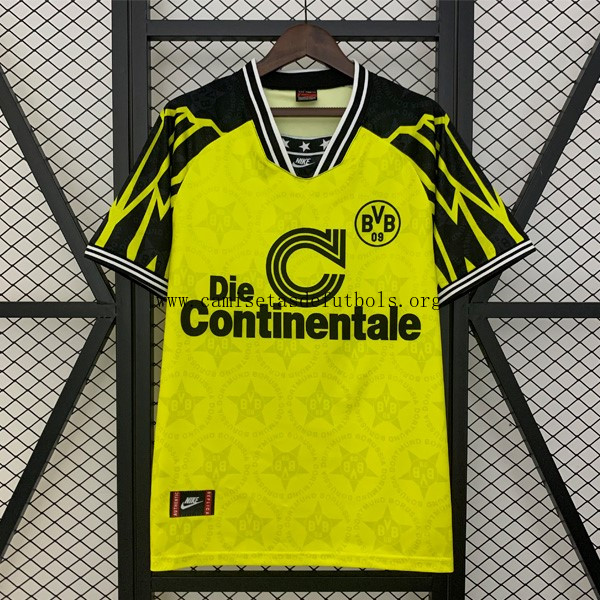 Camiseta Dortmund Replica Primera Ropa Retro 1994-1995 ¡Qué rebaja!