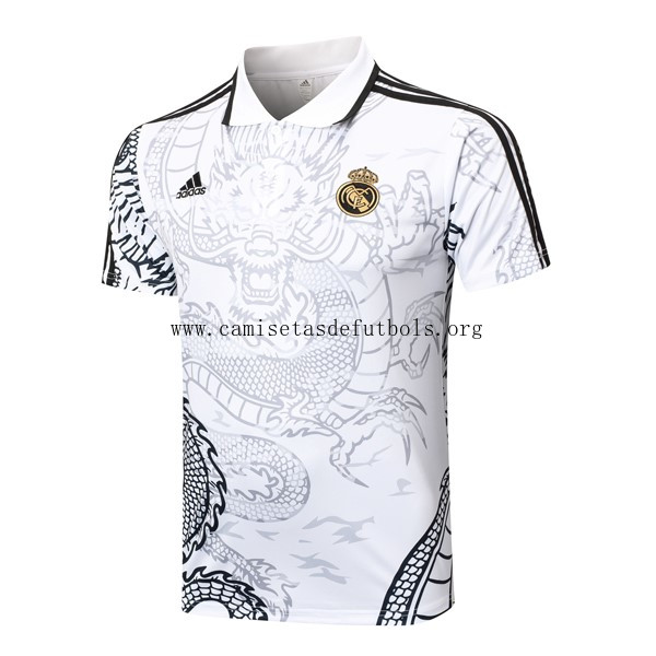 Polo Real Madrid 2024/25 Blanco Negro 2 Adquiere este chollazo bestial