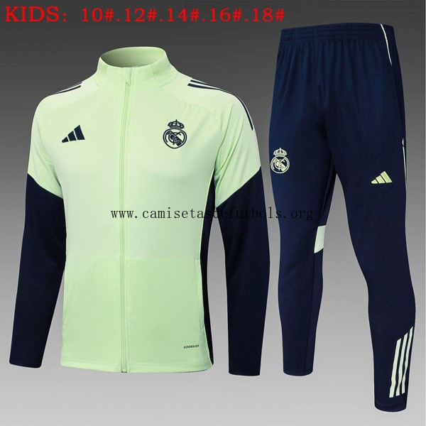 Ninos Chandal Real Madrid 2025/26 Verde 5 ¡¡Cómo chollazo, consigue!