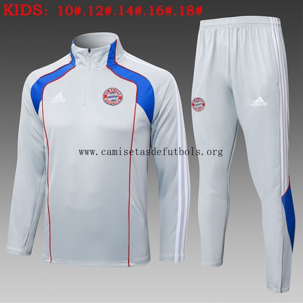 Ninos Sudadera De Training Bayern Munich 2025/26 Gris 5 Barato chollazo, atrapa de derribo