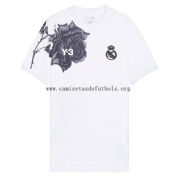 Camiseta Real Madrid Y-3 2024 Blanco Celestial bicoca, no lo dejes escapar de colección