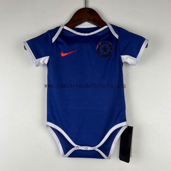 Camiseta Chelsea Replica Primera Ropa Bebé 2023/24 Ganga tirado