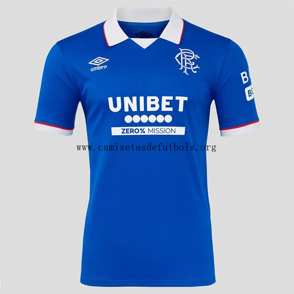 Camiseta Rangers FC Replica Primera Ropa 2025/26 Atrapa este oferta tirado