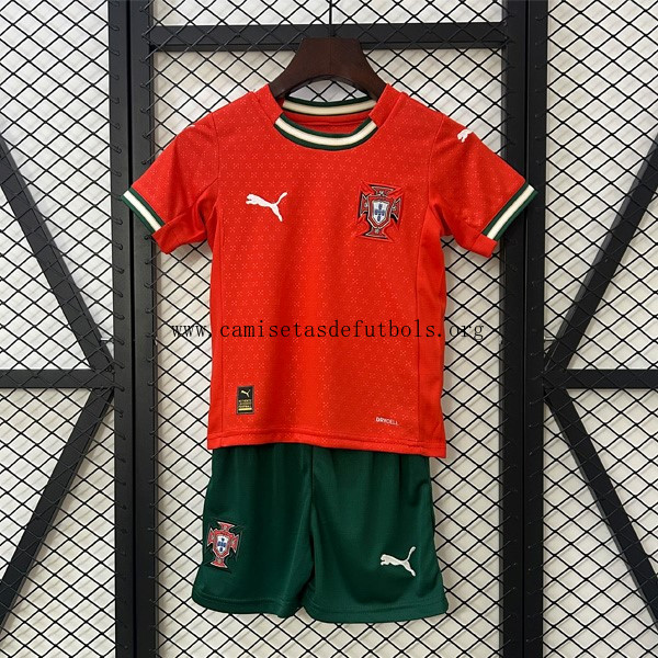 Camiseta Portugal Replica Primera Ropa Niño 2025 Demencial preciaso, agarra sin intermediarios