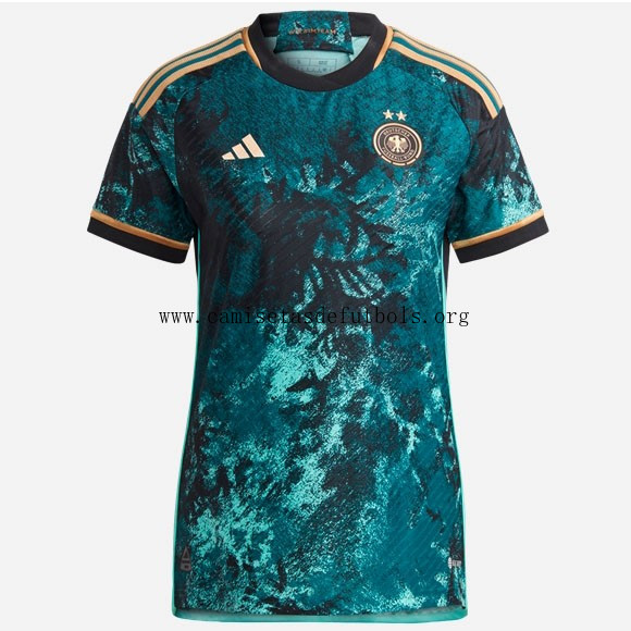 Camiseta Alemania Replica Segunda Ropa Mujer 2023 Hazte con él este descuento portentoso