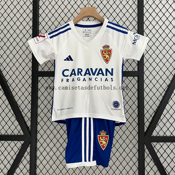 Camiseta Real Zaragoza Replica Primera Ropa Niño 2023/24 Chollo prodigioso de fábrica