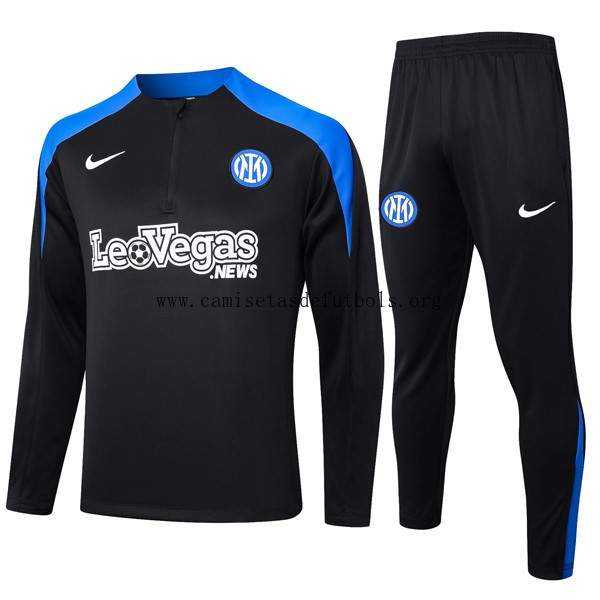 Sudadera De Training Inter Milan 2024/25 Negro Azul 3 Adquiere de derribo