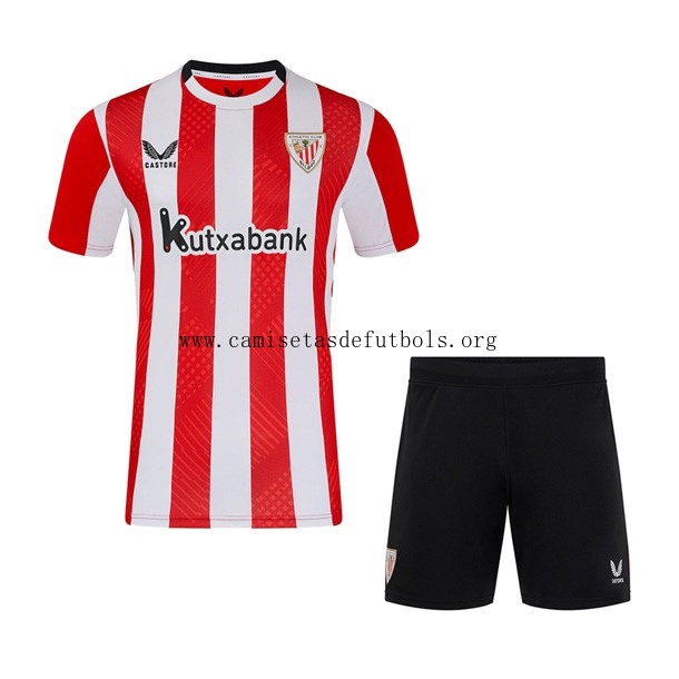 Camiseta Athletic Bilbao Replica Primera Ropa Niño 2024/25 Oportunidad espectacular en todo el mercado